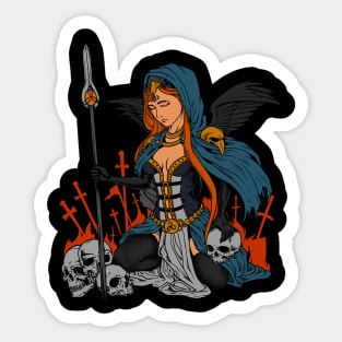 Celtic Goddess - Morrigan Sticker